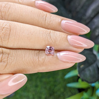 1.11 Ct. Purplish Pink Sapphire from Africa Life Style