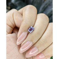 1.16 Ct. Pinkish Purple Sapphire from Africa Life Style