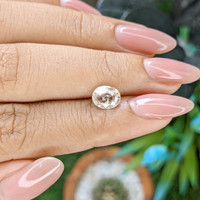1.58 Ct. Peach Sapphire from Africa Life Style