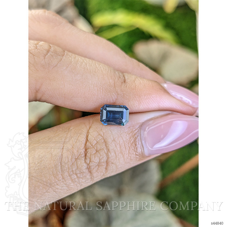 1.59 Ct. Greenish Blue Sapphire from Ceylon (Sri Lanka)