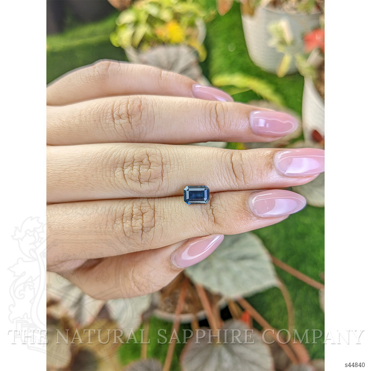 1.59 Ct. Greenish Blue Sapphire from Ceylon (Sri Lanka)
