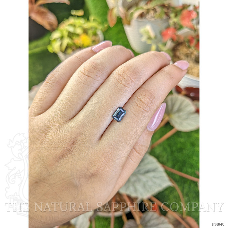 1.59 Ct. Greenish Blue Sapphire from Ceylon (Sri Lanka)