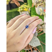 1.86 Ct. Blue Sapphire from Ceylon (Sri Lanka) Life Style