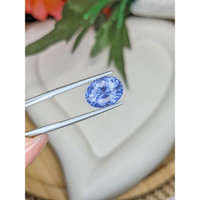 6.27 Ct. Blue Sapphire from Ceylon (Sri Lanka) Life Style
