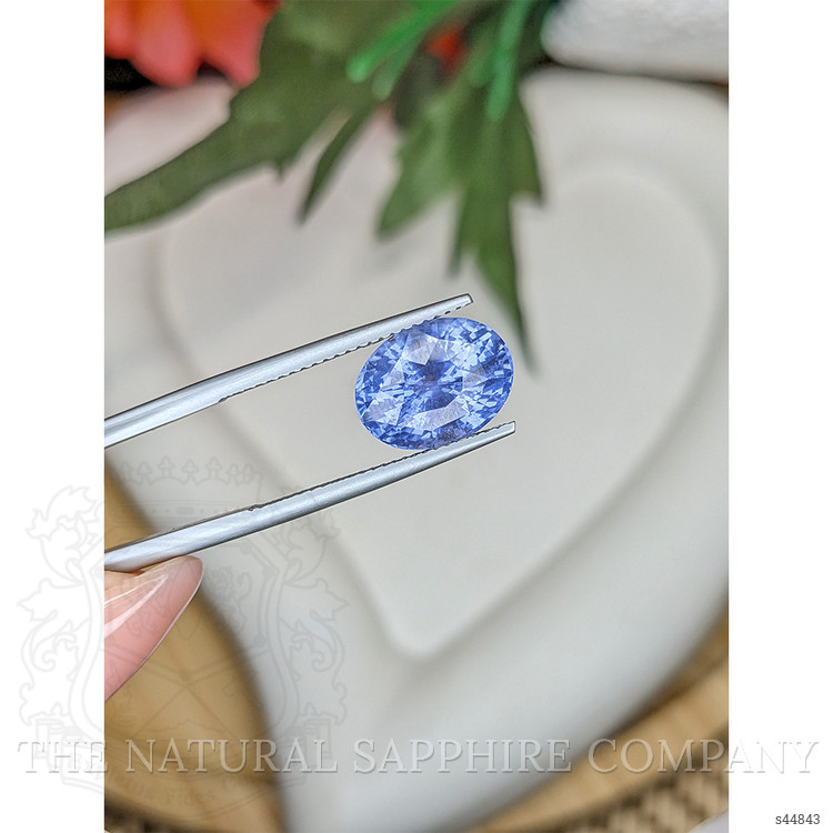6.27 Ct. Blue Sapphire from Ceylon (Sri Lanka)