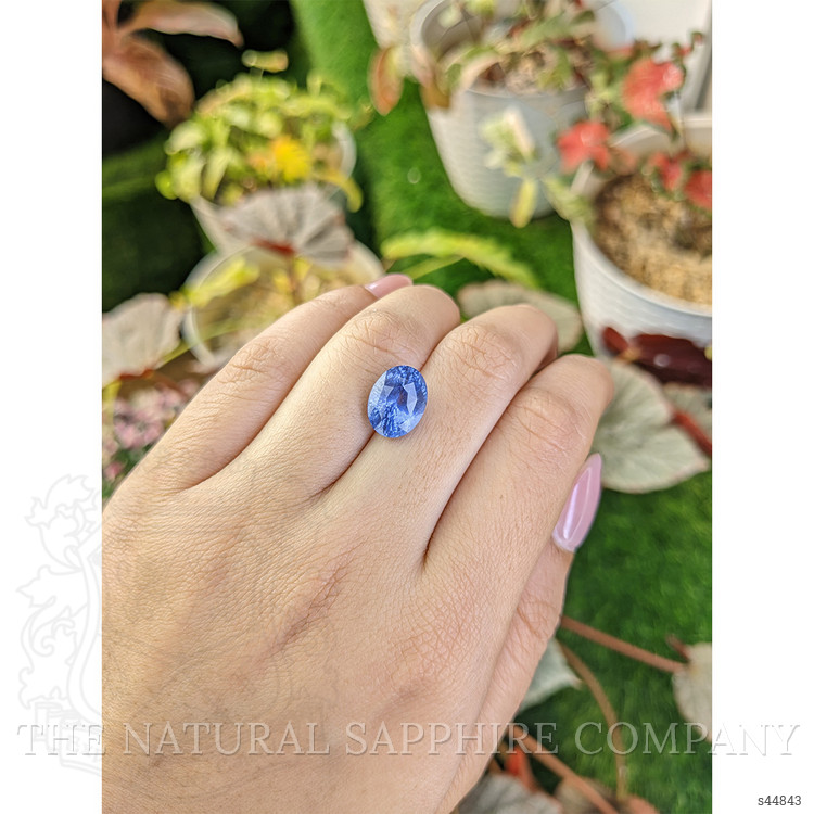 6.27 Ct. Blue Sapphire from Ceylon (Sri Lanka)