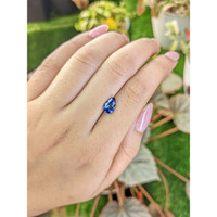 1.55 Ct. Blue Sapphire from Ceylon (Sri Lanka) Life Style