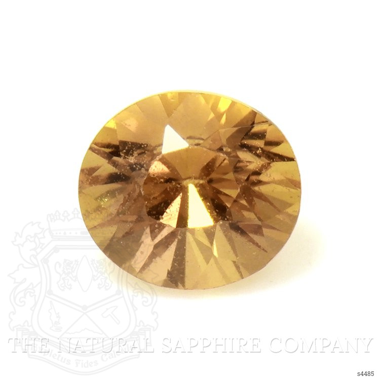 0.37 Ct. Yellowish Brown Sapphire from Ceylon (Sri Lanka)