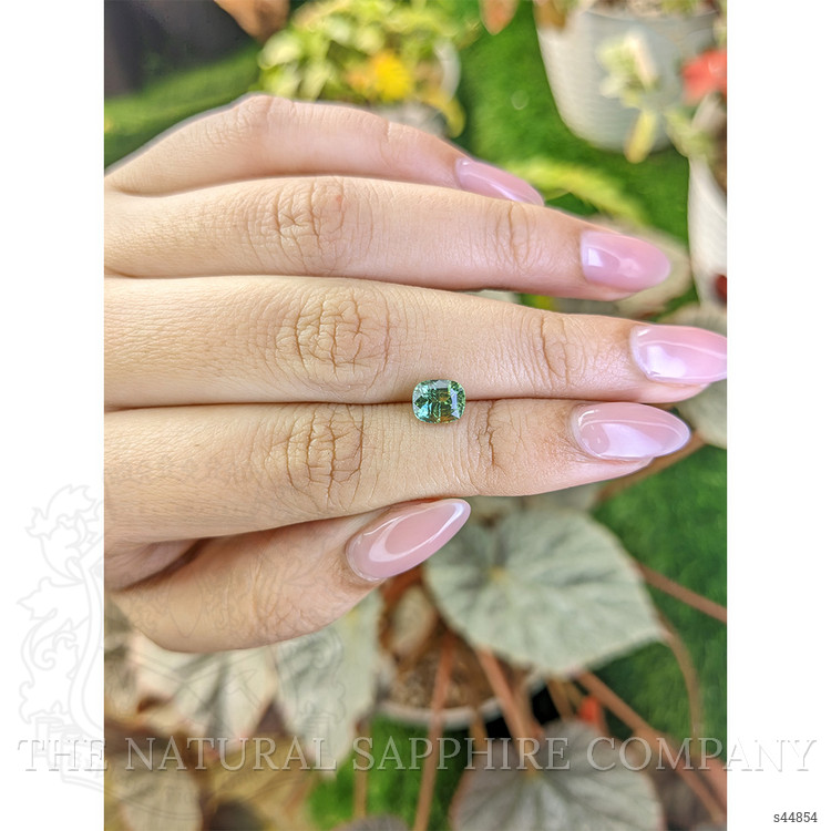 1.58 Ct. Yellowish Green Sapphire from Ceylon (Sri Lanka)