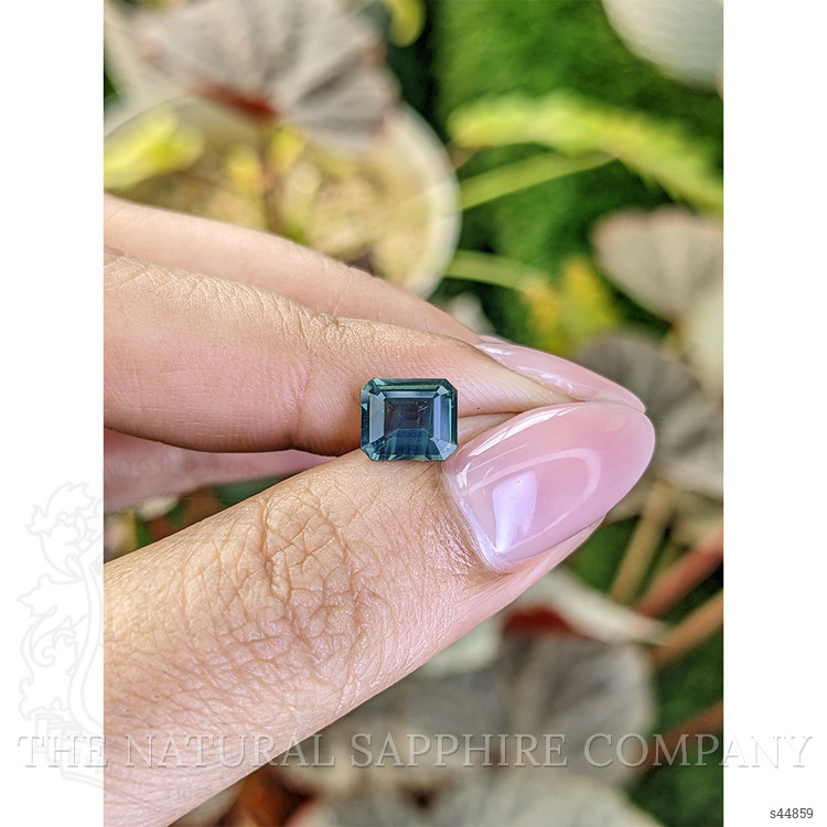 1.70 Ct. Bluish Green Sapphire from Ceylon (Sri Lanka)
