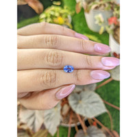 1.96 Ct. Blue Sapphire from Ceylon (Sri Lanka) Life Style