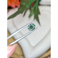 1.22 Ct. Bluish Green Sapphire from Ceylon (Sri Lanka) Life Style