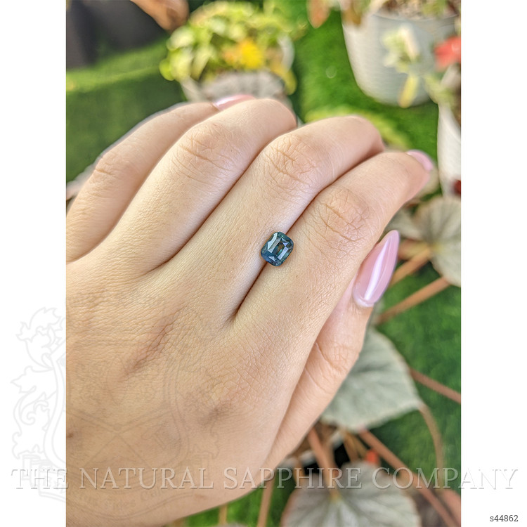 1.59 Ct. Greenish Blue Sapphire from Ceylon (Sri Lanka)