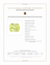 3.04 Ct. Yellow Sapphire from Ceylon (Sri Lanka) Scan Report