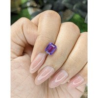 2.18 Ct. Purple Sapphire from Ceylon (Sri Lanka) Life Style