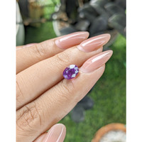 2.48 Ct. Pinkish Purple Sapphire from Ceylon (Sri Lanka) Life Style