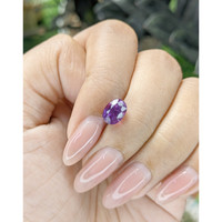 2.48 Ct. Pinkish Purple Sapphire from Ceylon (Sri Lanka) Life Style