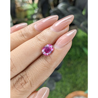 2.09 Ct. Purplish Pink Sapphire from Ceylon (Sri Lanka) Life Style