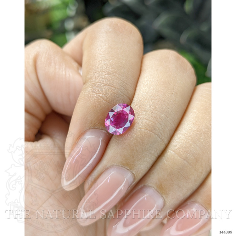 2.09 Ct. Purplish Pink Sapphire from Ceylon (Sri Lanka)