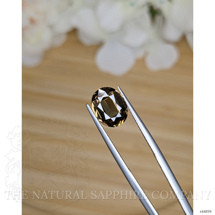 3.48 Ct. Brown Sapphire from Ceylon (Sri Lanka)