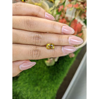2.72 Ct. Greenish Yellow Sapphire from Ceylon (Sri Lanka) Life Style