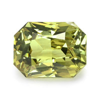 1.96 Ct. Greenish Yellow Sapphire from Ceylon (Sri Lanka) Video