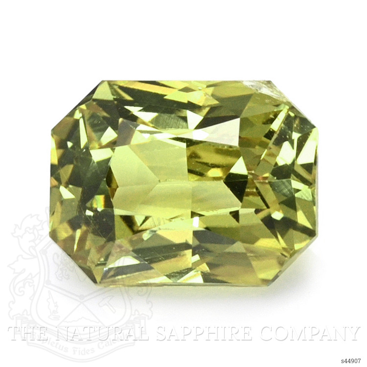 1.96 Ct. Greenish Yellow Sapphire from Ceylon (Sri Lanka)