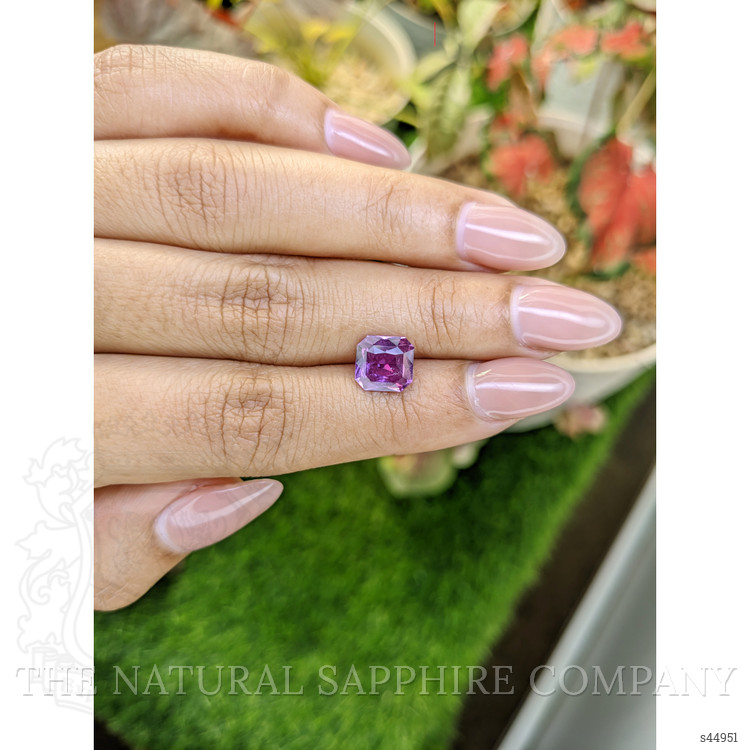 2.36 Ct. Purple Sapphire from Ceylon (Sri Lanka)