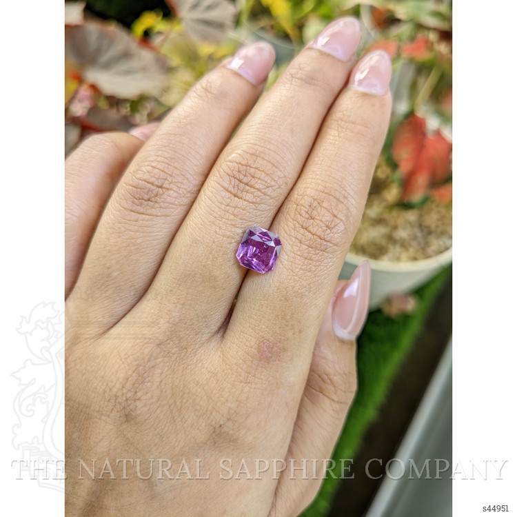 2.36 Ct. Purple Sapphire from Ceylon (Sri Lanka)