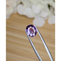 2.87 Ct. Purple Sapphire from Ceylon (Sri Lanka) Life Style