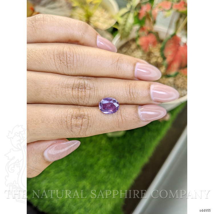 2.87 Ct. Purple Sapphire from Ceylon (Sri Lanka)