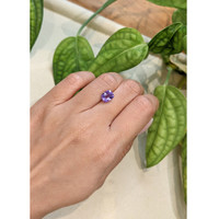 3.19 Ct. Purple Sapphire from Ceylon (Sri Lanka) Life Style