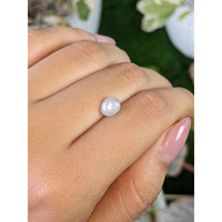 1.99 Ct. Bluish Grey Star Sapphire from Ceylon (Sri Lanka) Life Style