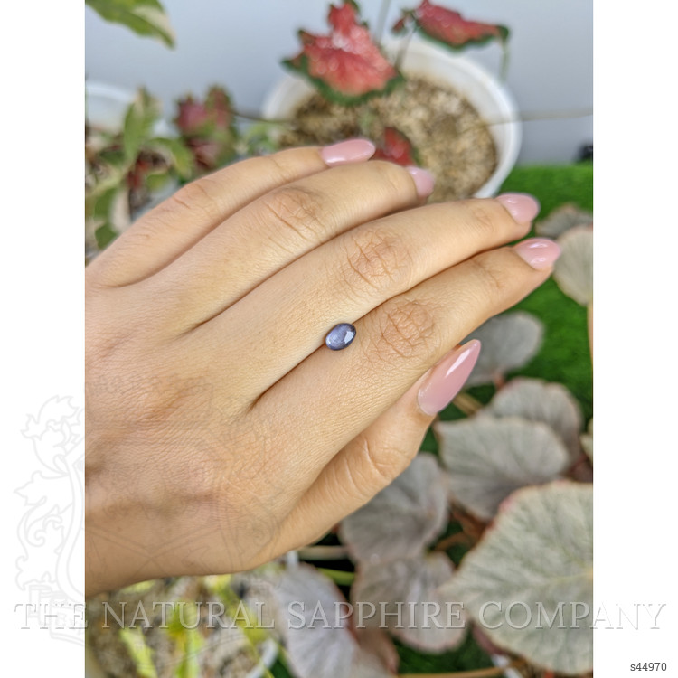 1.15 Ct. Bluish Grey Star Sapphire from Ceylon (Sri Lanka)