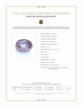 2.01 Ct. Purple Star Sapphire from Ceylon (Sri Lanka) Scan Report