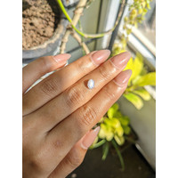 1.08 Ct. Bluish Grey Star Sapphire from Ceylon (Sri Lanka) Life Style