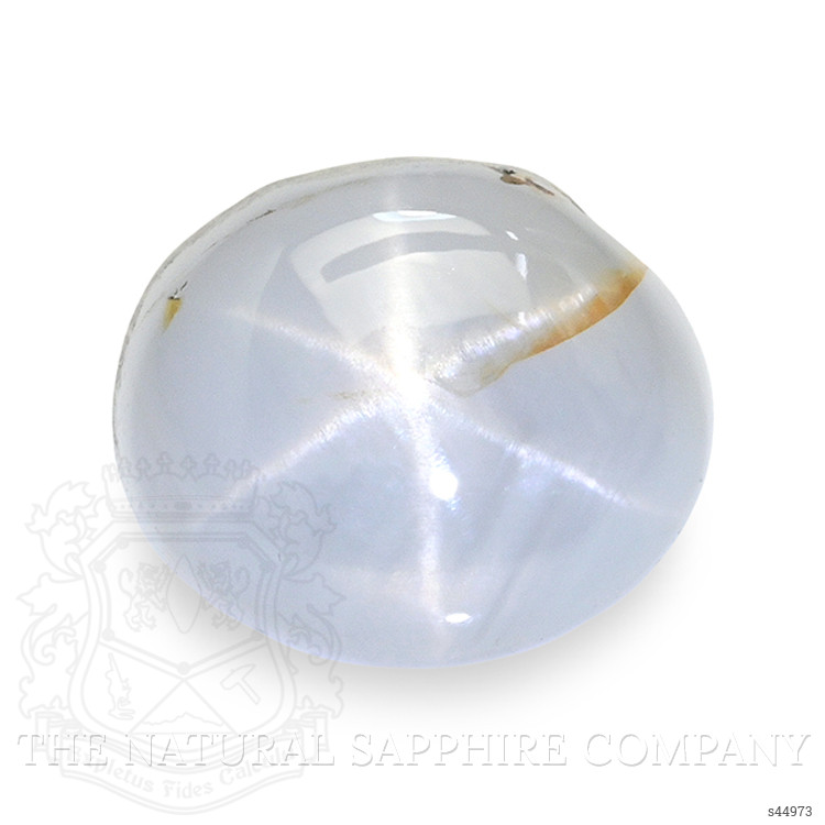 1.51 Ct. Bluish Grey Cabochon Star Sapphire from Ceylon (Sri Lanka)