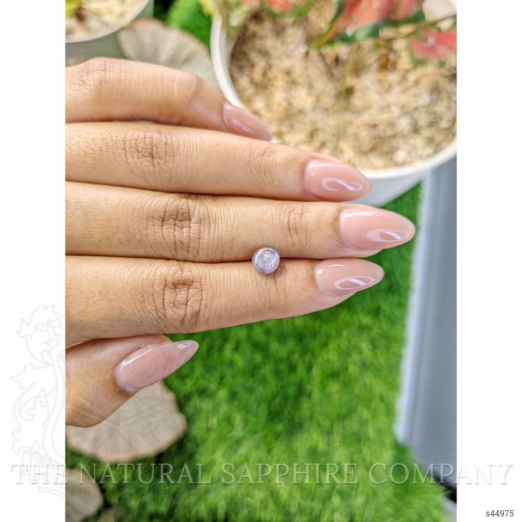 1.68 Ct. Bluish Grey Star Sapphire from Ceylon (Sri Lanka)