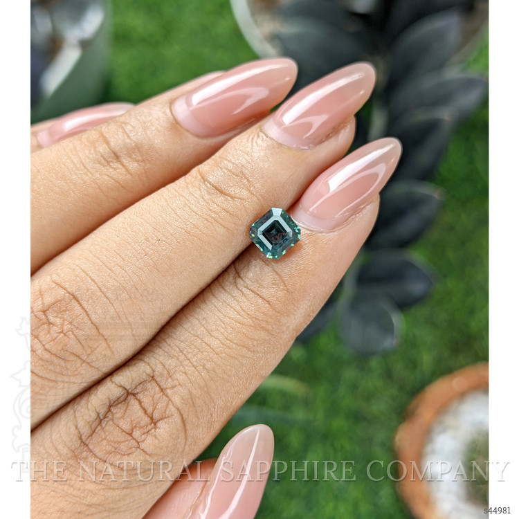 1.23 Ct. Greenish Blue Sapphire from Madagascar