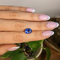 5.08 Ct. Blue Sapphire from Ceylon (Sri Lanka) Life Style