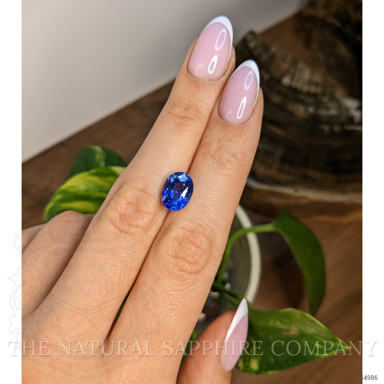 5.08 Ct. Blue Sapphire from Ceylon (Sri Lanka)