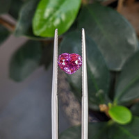 1.68 Ct. Purplish Pink Sapphire from Madagascar Life Style