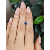 0.99 Ct. Blue Sapphire from Ceylon (Sri Lanka) Life Style
