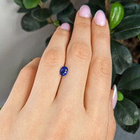 1.21 Ct. Blue Sapphire from Ceylon (Sri Lanka) Life Style