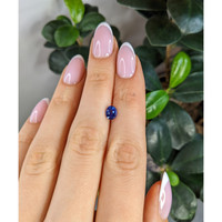 1.21 Ct. Blue Sapphire from Ceylon (Sri Lanka) Life Style