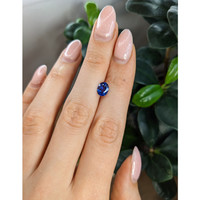 1.35 Ct. Blue Sapphire from Ceylon (Sri Lanka) Life Style