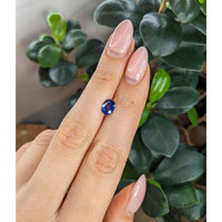 1.35 Ct. Blue Sapphire from Ceylon (Sri Lanka) Life Style