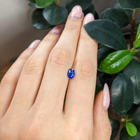 1.16 Ct. Blue Sapphire from Ceylon (Sri Lanka) Life Style