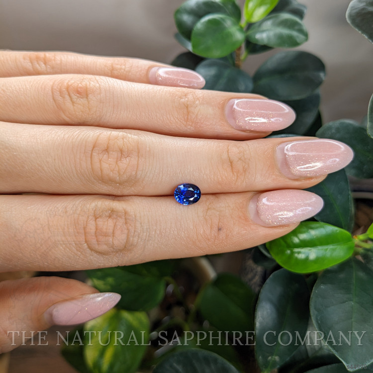 1.13 Ct. Blue Sapphire from Ceylon (Sri Lanka)