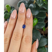 1.13 Ct. Blue Sapphire from Ceylon (Sri Lanka) Life Style